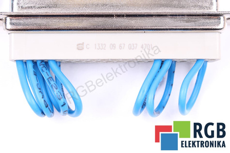 D24274702-A HARTING 09670374701 FLAT FEMALE D-SUB 37PIN SIGNALO KIŠTUKAS