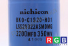 KONDENSATORIUS BKO-C1920-H01 NICHICON LSS2V322AAMDMG 3200MFD, 350WV KONDENSATORIUS