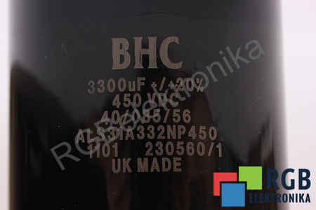 KONDENSATORIUS ALS31A332NP450 BHC COMPONENTS LTD BHC 3300UF, 450VDC