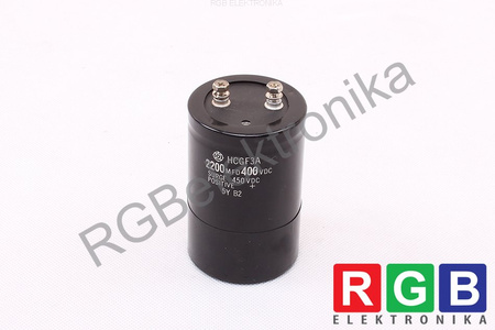 KONDENSATORIUS HCGF3A 2200UF, 400VDC KONDENSATORIUS