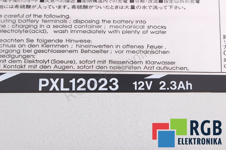 PXL12023 GE YOKOGAWA MEDICAL SYSTEMS SKIRTAS LOGIQ3 USG 12V, 2.3AH AKUMULIATORIUS