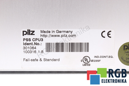 301064 PILZ PSS CPU3