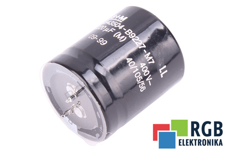 KONDENSATORIUS B43504-B9227-M7 S+M 220UF, 400V