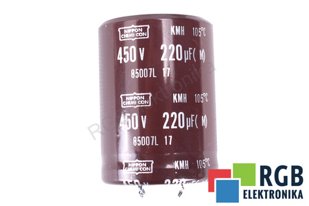 KONDENSATORIUS 85007L NIPPON 220UF, 450V