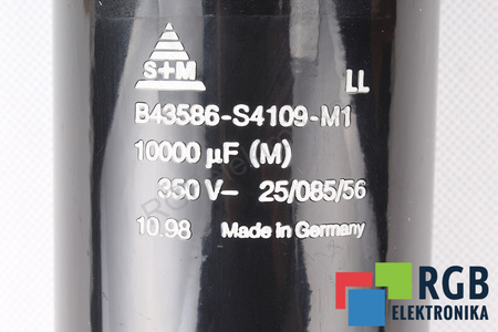 KONDENSATORIUS B43586-S4109-M1 S+M 1000UF, 350VDC KONDENSATORIUS
