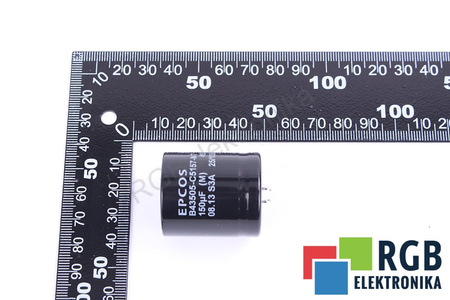 KONDENSATORIUS B43505-C5157-M7 EPCOS 25/105/56 150UF, 400V
