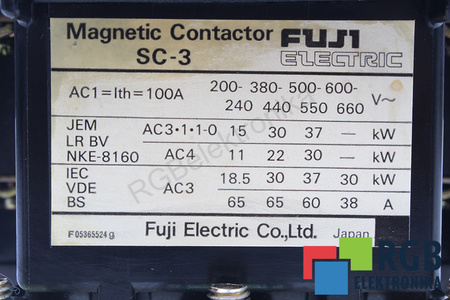 SC-3 FUJI ELECTRIC 100A