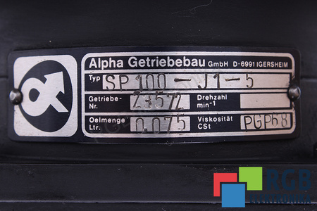 SP100-J1-5 ALPHA GETRIEBEBAU PAVARA
