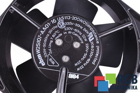 W2S107-AA01-16 EBM PAPST VENTILIATORIUS