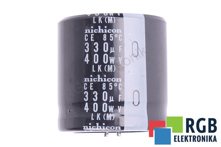 KONDENSATORIUS 330UF 400V NICHICON