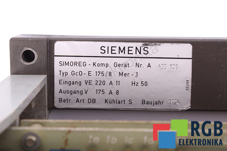 GCO-E175/8 SIEMENS SIMOREG