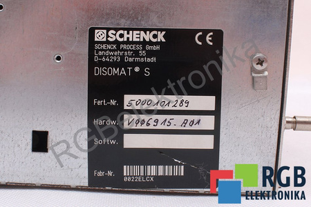 5000101289 SCHENCK V006915.A01 DISOMAT S