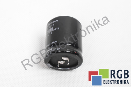 KONDENSATORIUS MXR RUBYCON 6800UF, 63VDC KONDENSATORIUS