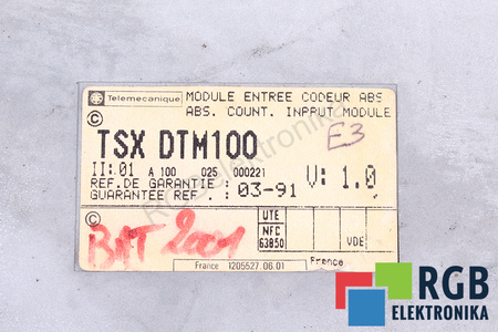 TSXDTM100 TELEMECANIQUE