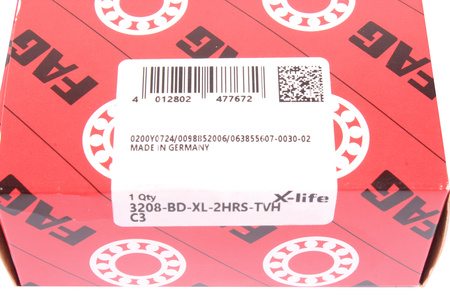 3208-BD-XL-2HRS-TVH-C3 FAG 40X80X30.2 GUOLIS