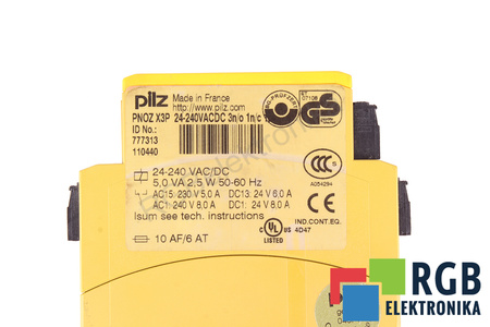 PNOZ X3P 24-240VACDC 3N/O 1N/C PILZ