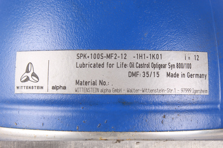 SPK100S-MF2-12-1H1-K01 WITTENSTEIN 12I PAVARA