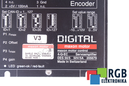 4-Q-EC MAXON MOTOR DES50/5 50V/5A 205679