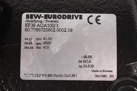KF39AQA100/3 SEW EURODRIVE 49.69I PAVARA