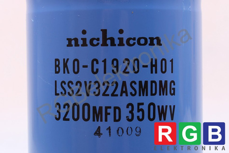 KONDENSATORIUS BKO-C1920-H01 NICHICON LSS2V322AAMDMG 3200MFD, 350WV