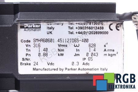 SMHA60601.45112ID65-400 PARKER STATORIAUS