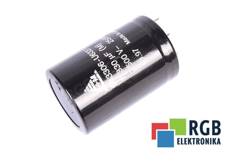 KONDENSATORIUS B43306-U6337-M1 S+M 330UF, 500V KONDENSATORIUS