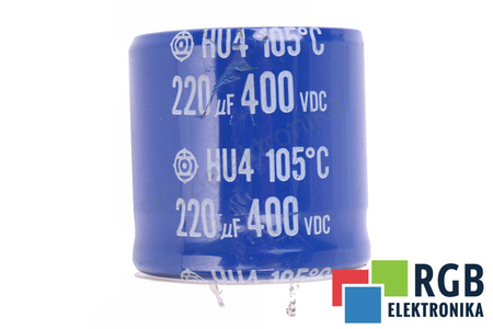 KONDENSATORIUS 220UF 400V HITACHI HU4