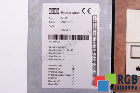 KC1  01-051-810 KUKA ART.NR.01051810