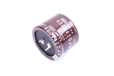 KONDENSATORIUS 420UF 400V NIPPON KONDENSATORIUS