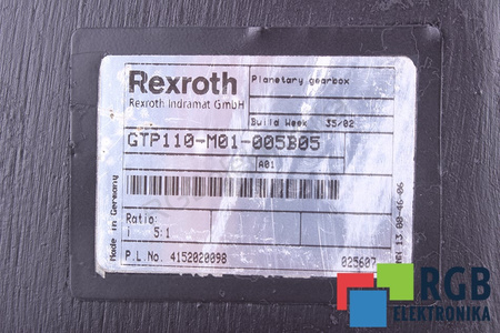 GTP110-M01-005B05 BOSCH REXROTH PAVARA