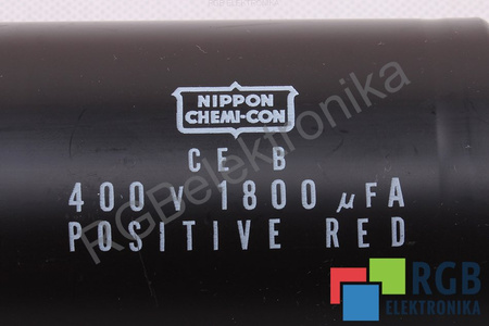 KONDENSATORIUS CE B NIPPON 1800UFA, 400V