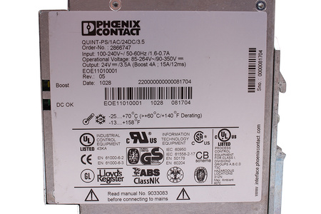 QUINT-PS/1AC/24DC/3.5 PHOENIX CONTACT REV.05