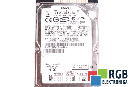 HTS541212H9AT00 HITACHI TRAVELSTAR 120GB, ATA, 2.5", HDD