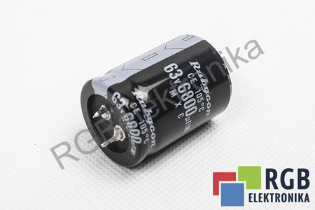 KONDENSATORIUS MXC RUBYCON 6800UF, 63VDC KONDENSATORIUS