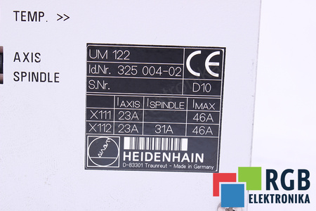 UM122 HEIDENHAIN ID.NR.325004-02