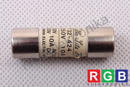 SAUGIKLIS PC132-424 UTSUNOMIYA ELECTRIC CELLO-LITE 10A, 250VDC, 500VAC, 50KA SAUGIKLIS