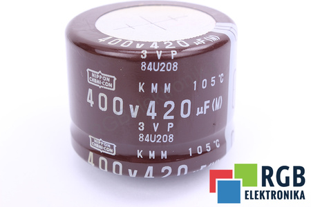 KONDENSATORIUS 420UF 400V NIPPON KONDENSATORIUS