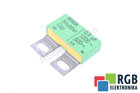KONDENSATORIUS 0.1UF 1000VDC WIMA 600VAC