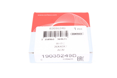 19035249B CORTECO RHTC PAKAVIMAS