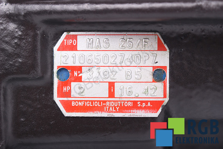 MAS25/F BONFIGLIOLI PAVARA