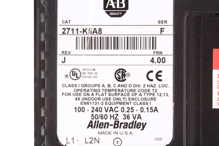 2711-K5A8 SER F REV J ALLEN BRADLEY