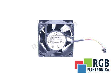 MMF-06D24DM-AC4 MELCO TECHNOREX 60X60X25MM, 24V, 0.06A VENTILIATORIUS