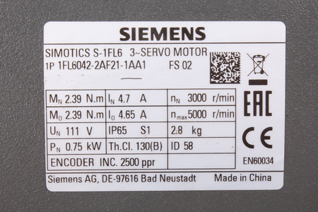 1FL6042-2AF21-1AA1 SIEMENS SIMOTICS