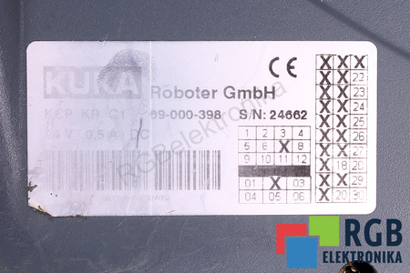 KRC1 KUKA 69-000-398 DĖŽĖ