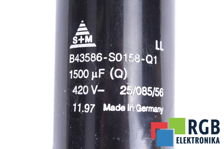 KONDENSATORIUS B43586-S0158-Q1 S+M 1500UF, 420V