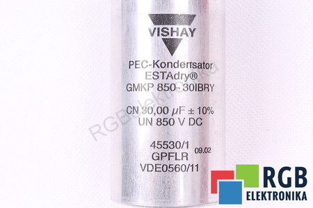 KONDENSATORIUS GMKP850-30IBRY VISHAY 30UF, 850VDC KONDENSATORIUS