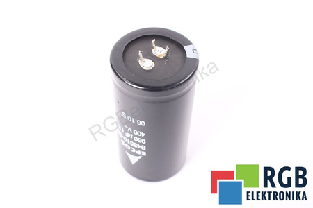 KONDENSATORIUS B43510-S9957-M1 EPCOS 40/085/56 950UF, 400VDC KONDENSATORIUS