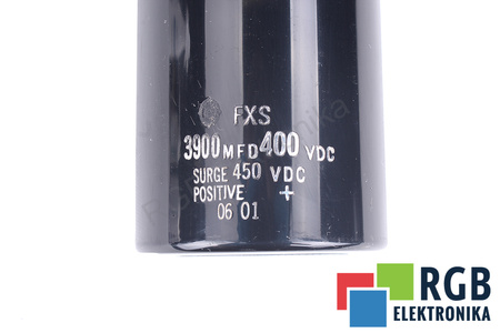 KONDENSATORIUS 3900UF 400V FXS KONDENSATORIUS