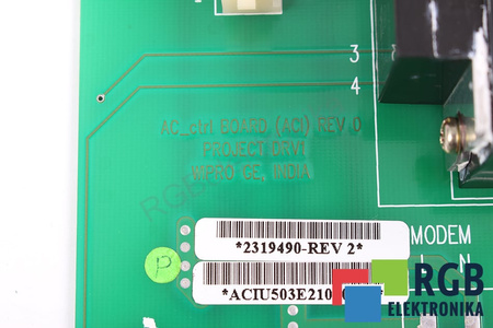 2319490 GE YOKOGAWA MEDICAL SYSTEMS AC CTRL BOARD SKIRTAS LOGIQ3