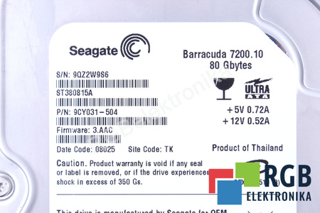 9CY031-504 SEAGATE BARRACUDA
